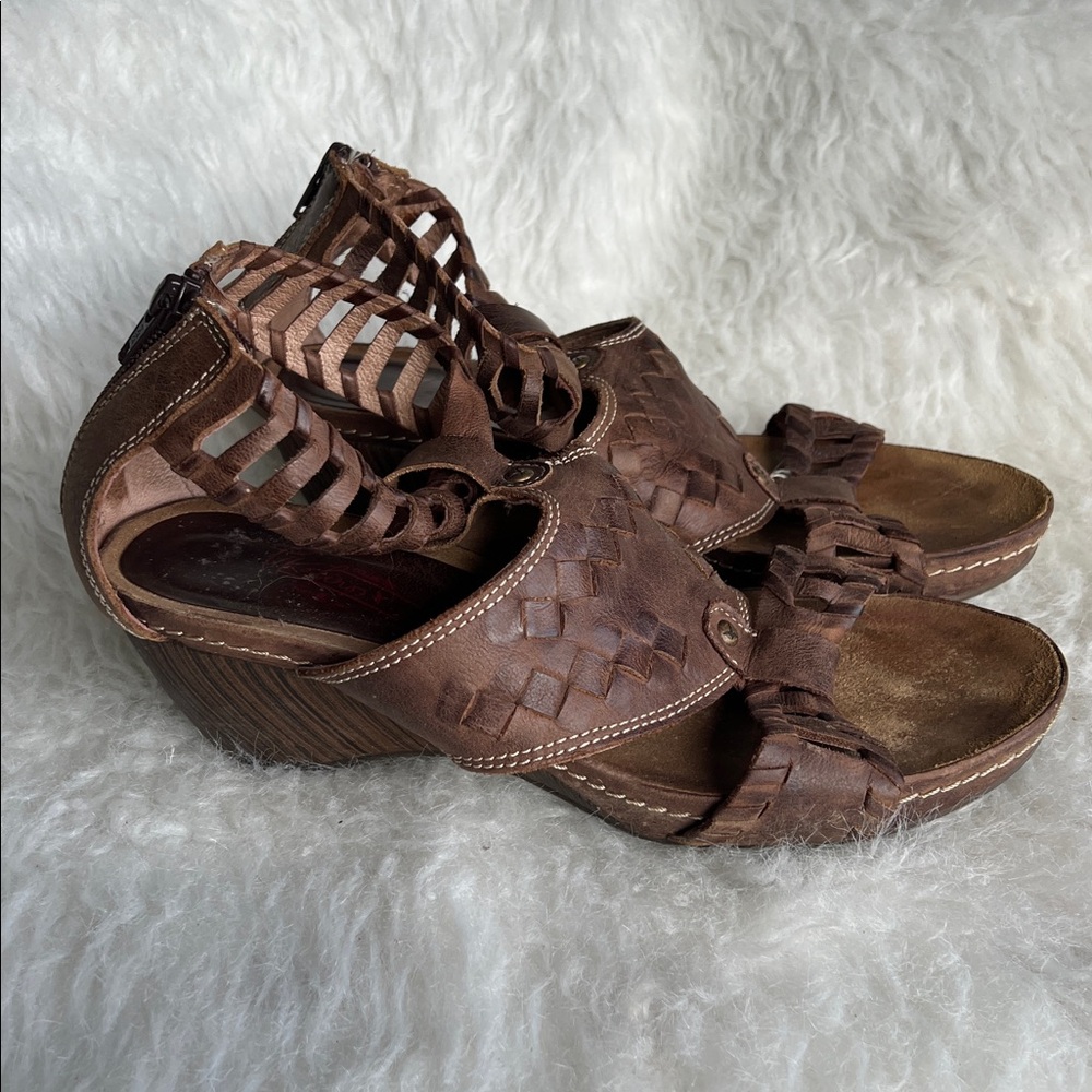 PIKOLINOS sandals size 39   Brown 8 1/2-9